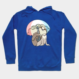 Trans Umbrella Sloth & Baby Hoodie